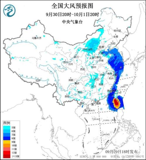 大风黄色预警：天津河北等地部分地区阵风可达7至9级