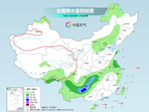 南方降雨范围扩展 东北多地气温将明显偏高